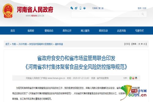 河南农村集体聚餐新规 现场指导与厨师持证上岗的双重保障